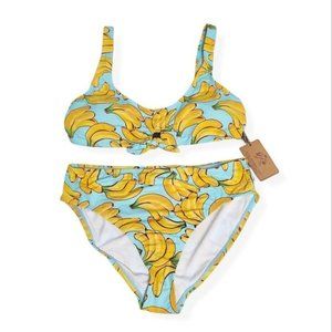 Gone Bananas Bralette Bikini Set